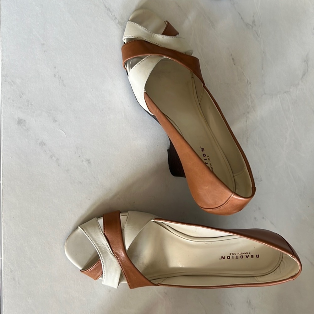Reaction by Kenneth Cole slip on wedges